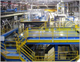 Stone wool production lines